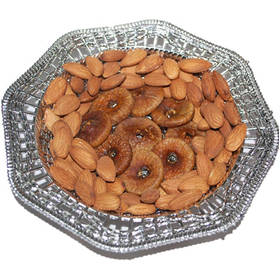 "Dryfruit Thali - RD900-010 - Click here to View more details about this Product